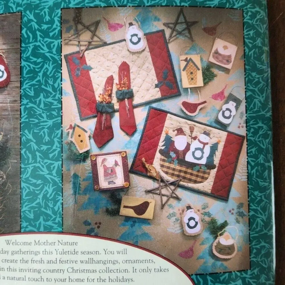 Nature's Christmas Gifts & Quilting Projects Debbie Mumm Pattern Book BK-8